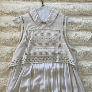 Free People cotton layered shirt